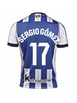 Billige Real Sociedad Sergio Gomez #17 Hjemmedrakt 2025-26 Kortermet